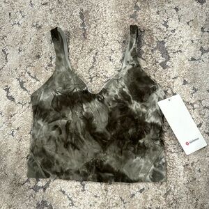 Lululemon align tank - green tie dye pattern